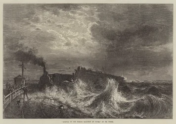 Aankomst van de Franse postboot in Dover